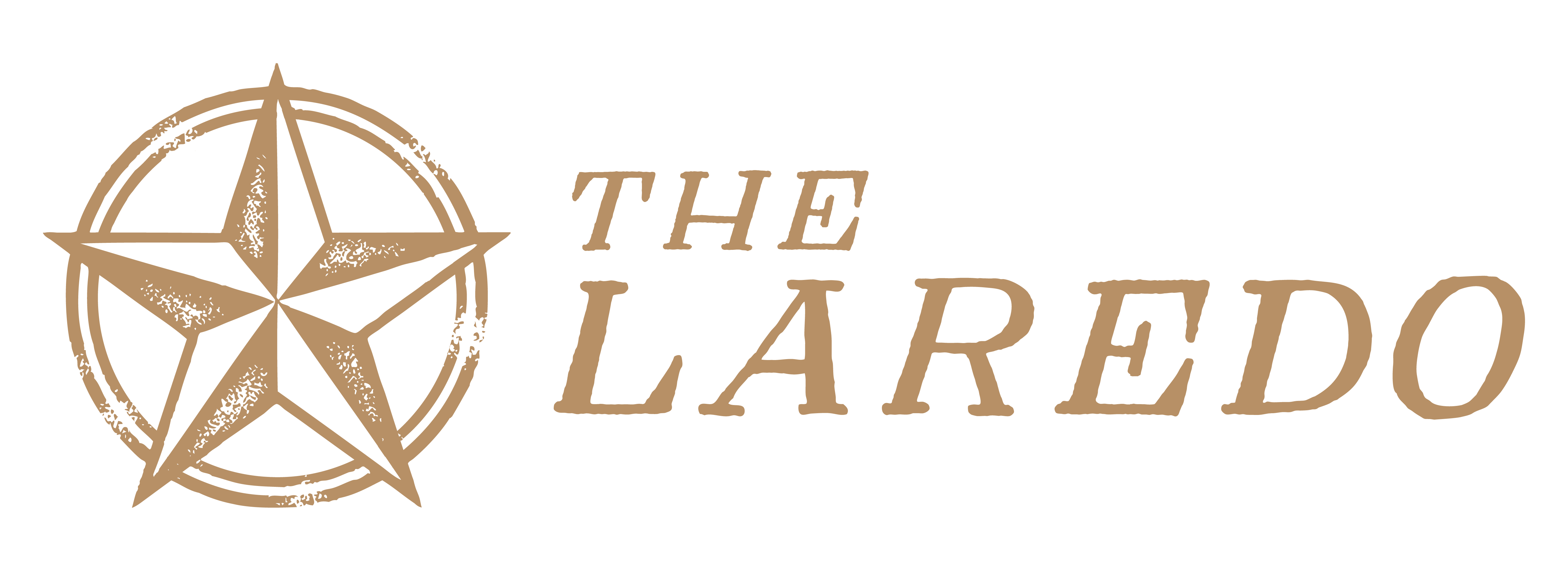a logo with the words the laredo on a white background